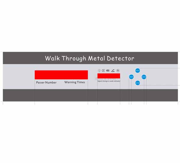 802防水型通過(guò)式金屬探測(cè)門